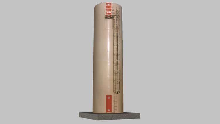 Silos para exterior soldados
